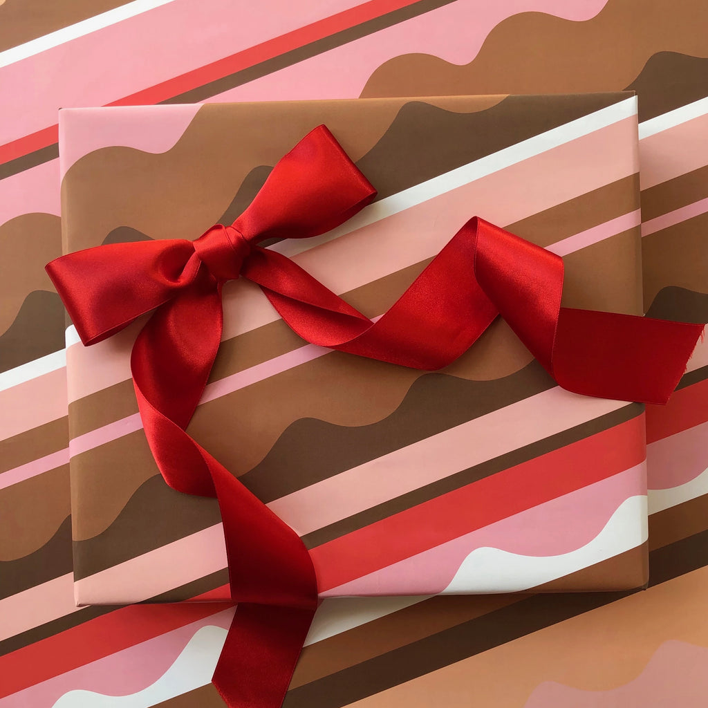 Confectioner's Stripe Gift Wrap