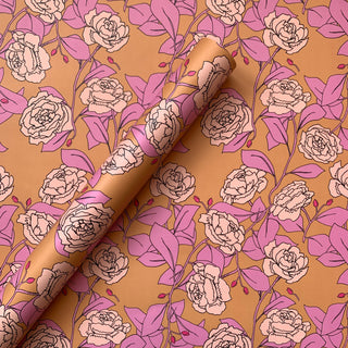 Pink Peony Gift Wrap