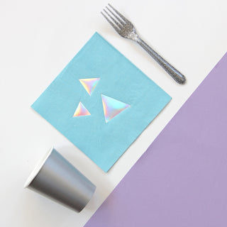 Disco Diamond Foil Napkins