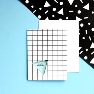 Grid Birthday Card