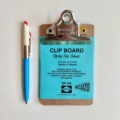 Old School Clipboard - Mini with Silver Clip