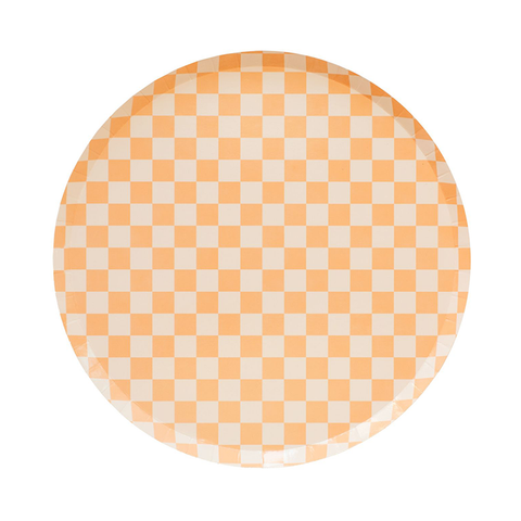 Check It! Peaches N’ Cream Plates - 2 Size Options - 8 Pk.