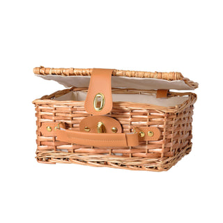 Wicker Case With Cotton Fabric