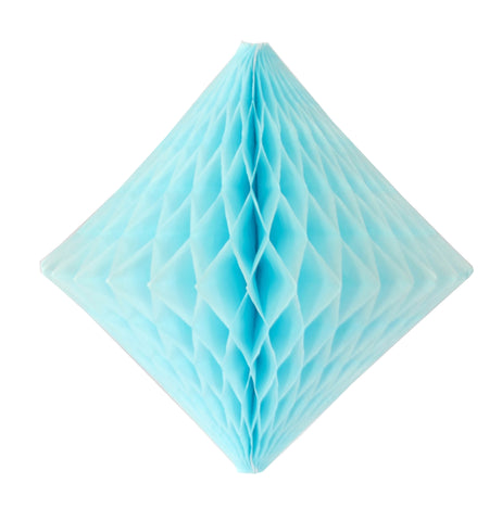Light Blue Honeycomb Diamond