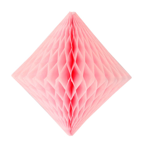 Pastel Pink Honeycomb Diamond