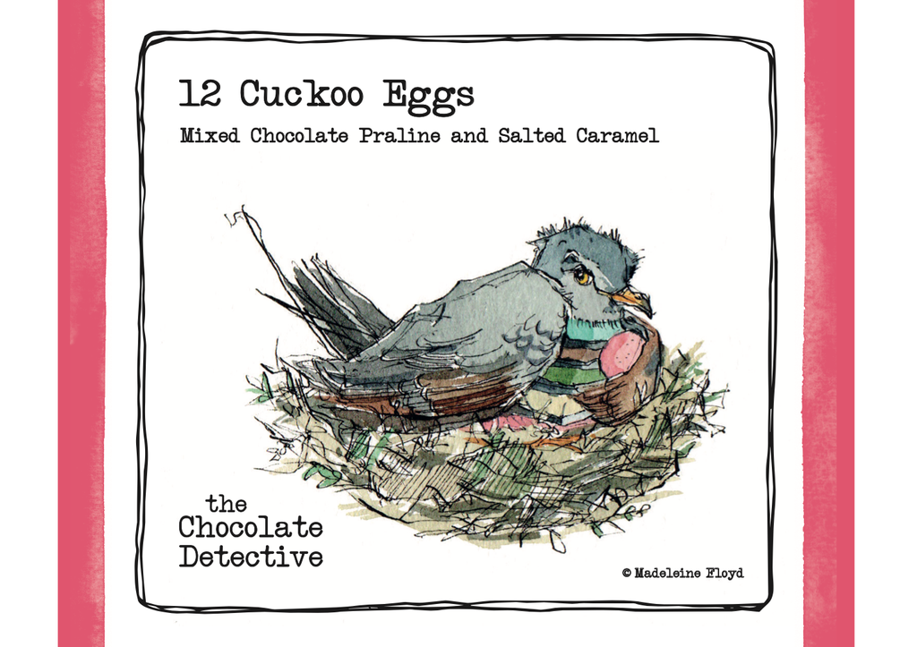 Cuckoo Bird Chocolate Praline Eggs - dozen