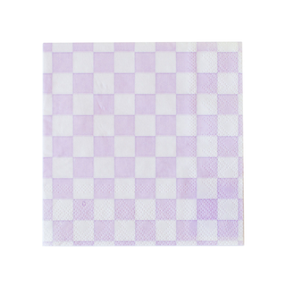 Check It! Purple Posse Large Napkins - 16 Pk.