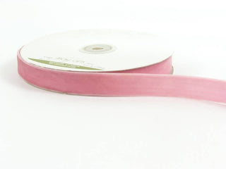 3/4" Light Pink Classic Woven Velvet Ribbon