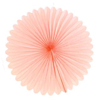 Peach Tissue Fan - Large