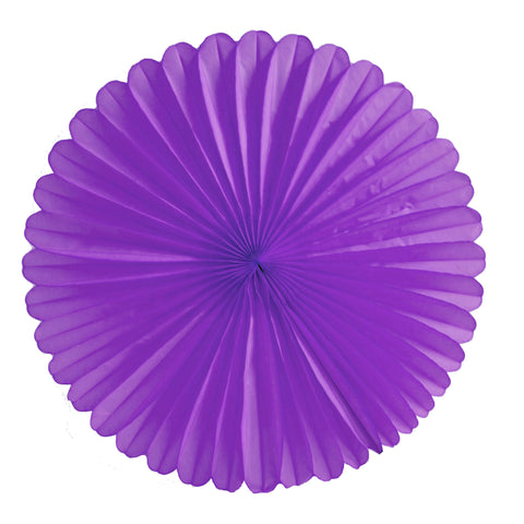 Violet Tissue Fan - Large